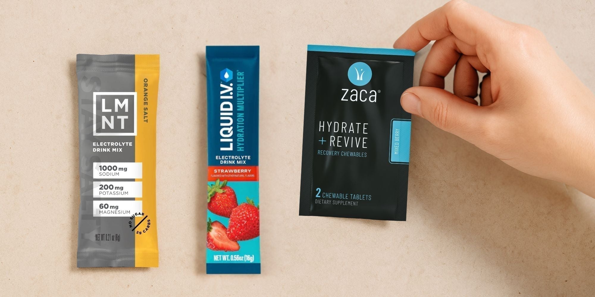 LMNT vs Liquid IV vs Zaca