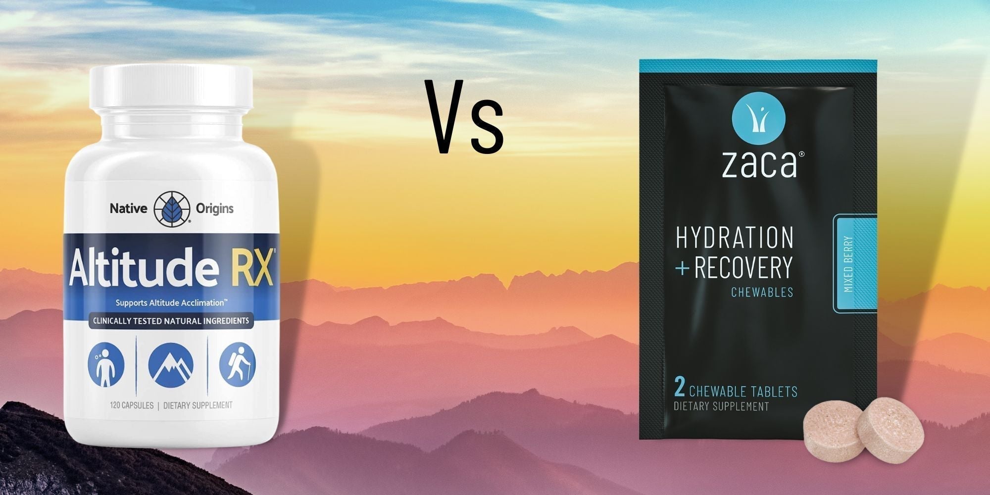 Altitude Rx vs Zaca: Mountain Supplements Compared - Zaca