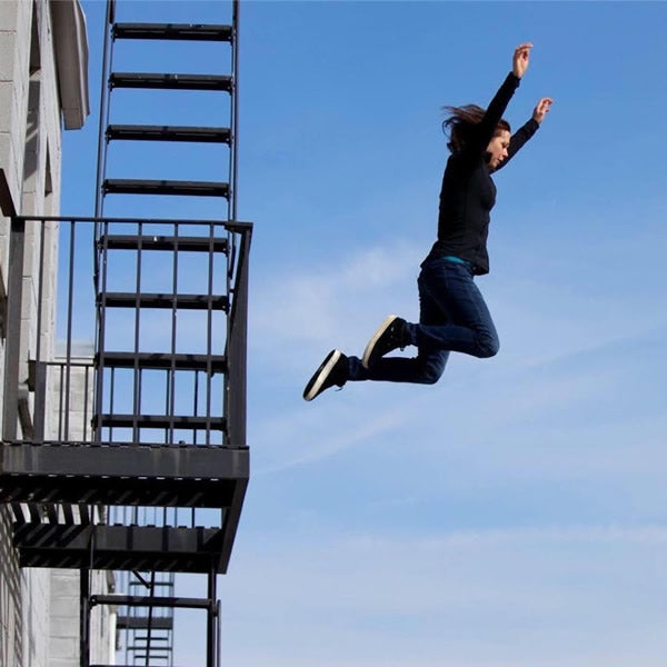 Professional Stuntwomen adding a little edge to her performance